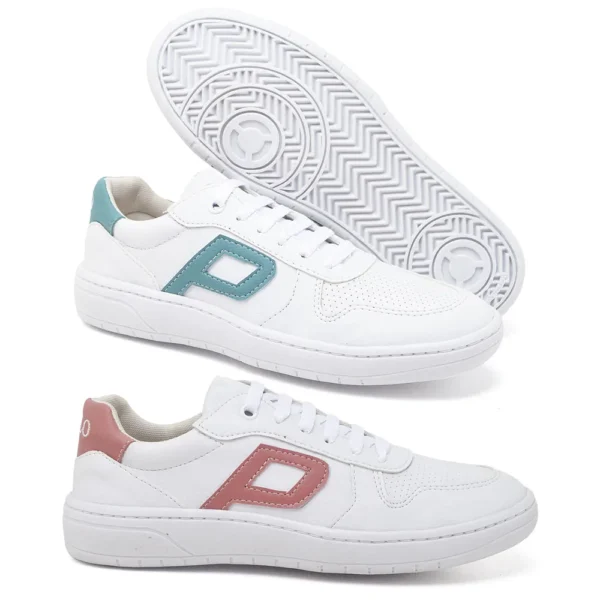 Kit 2 Pares Tênis Feminino Casual Esportivo Conforto Leve